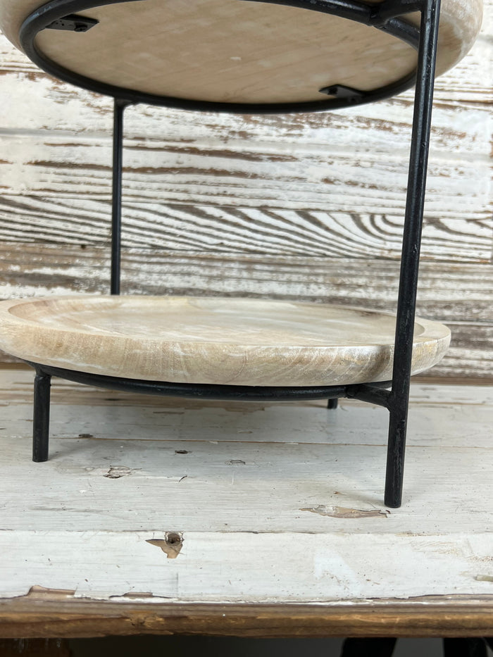 Modern Farmhouse Three Tier Wooden Riser