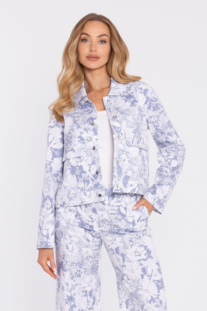 Moe Floral Print Jacket for Trendy Style at Lua Boutique multicolor 2 - Coats & Jackets