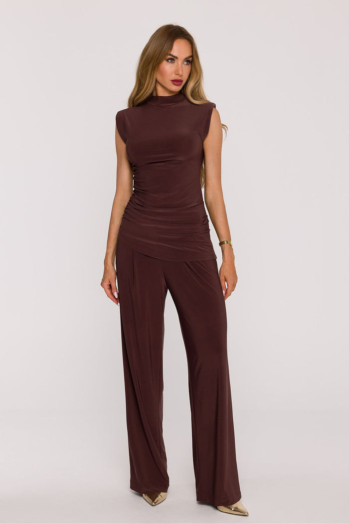 Moe Smooth Knit Fabric Set in Bold Red - Lua Boutique - Outfit Sets