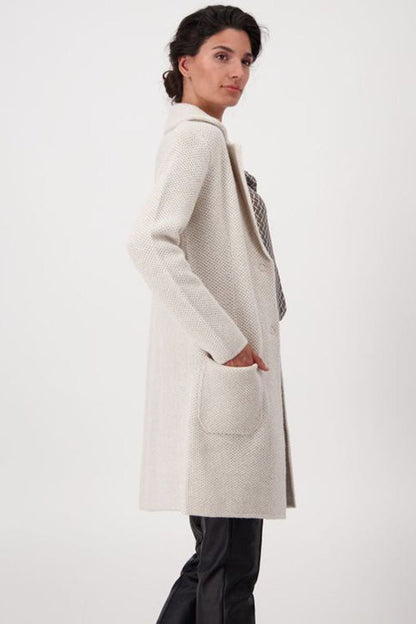 Monari 807261 Champagne Longline Jacket - Dotique