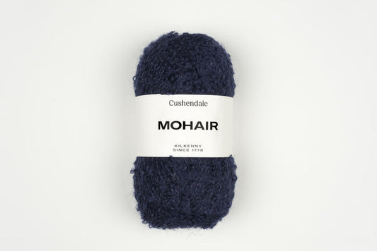 Navy Mohair Yarn - Cushendale Woollen Mills