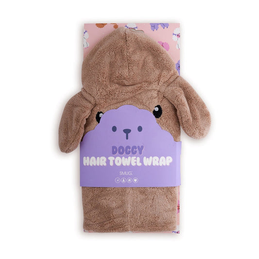 Novelty Hair Towel Wrap, Doggy - Novelty Hair Towel Wrap