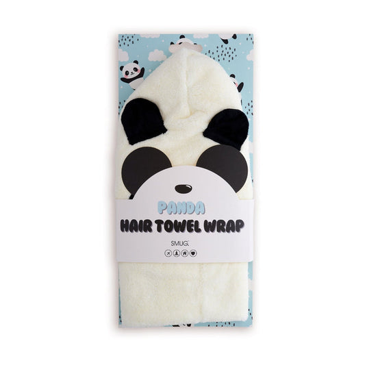 Novelty Hair Towel Wrap, Panda - Novelty Hair Towel Wrap