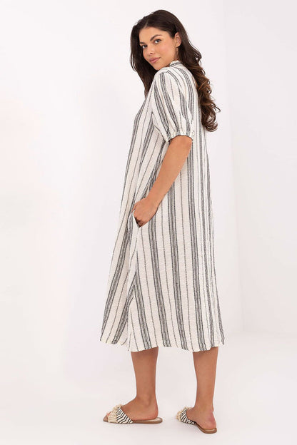 Och Bella Striped Boho Style Dress for Trendy Looks - Dresses