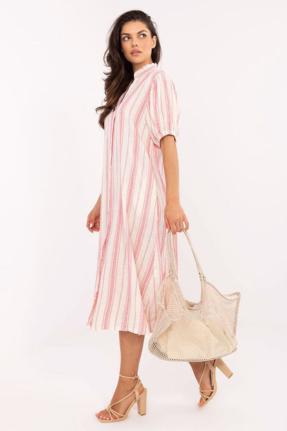 Och Bella Striped Boho Style Dress for Trendy Looks - Dresses