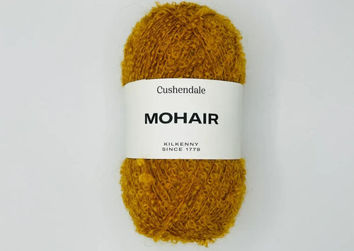 Ochre Mohair Yarn - Cushendale Woollen Mills