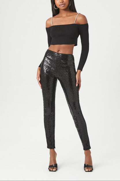 Off-the-Shoulder Crop Top