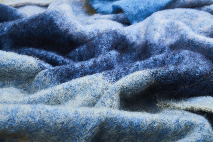Olive Boher Mohair XThrow Blanket - Cushendale Woollen Mills