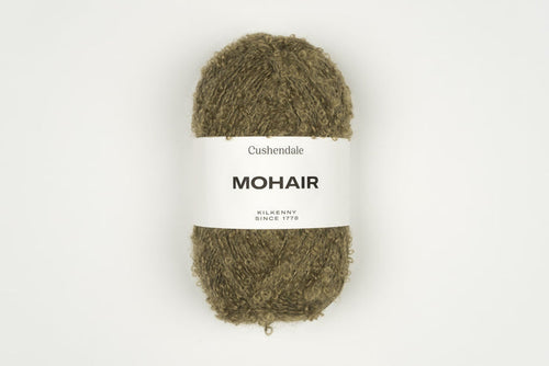 Olive Mohair Yarn - Cushendale Woollen Mills