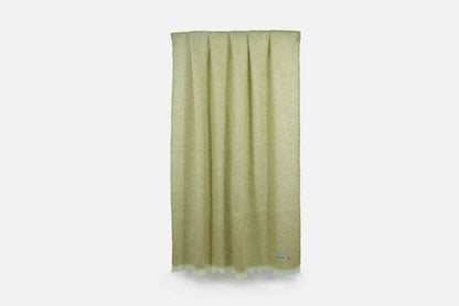 Olive Mooneen Mohair Throw Blanket - Cushendale Woollen Mills