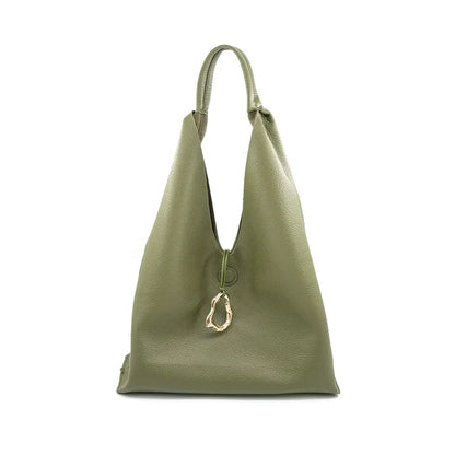 Olive Reversible Hobo Bag