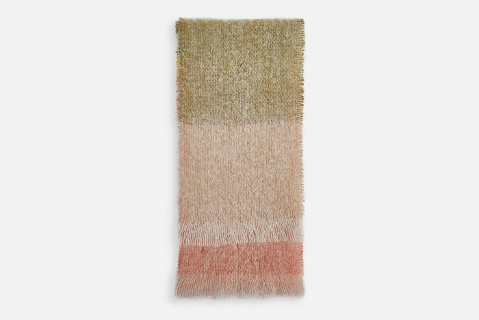 Olive Silare Mohair XScarf - Cushendale Woollen Mills