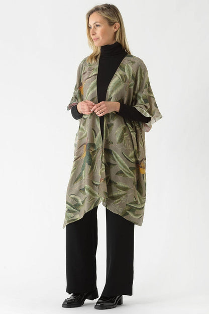 One Hundred Stars WTHEVESTO Kew Evergreen Stone Wool Throwover - Dotique