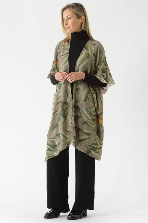 One Hundred Stars WTHEVESTO Kew Evergreen Stone Wool Throwover - Dotique