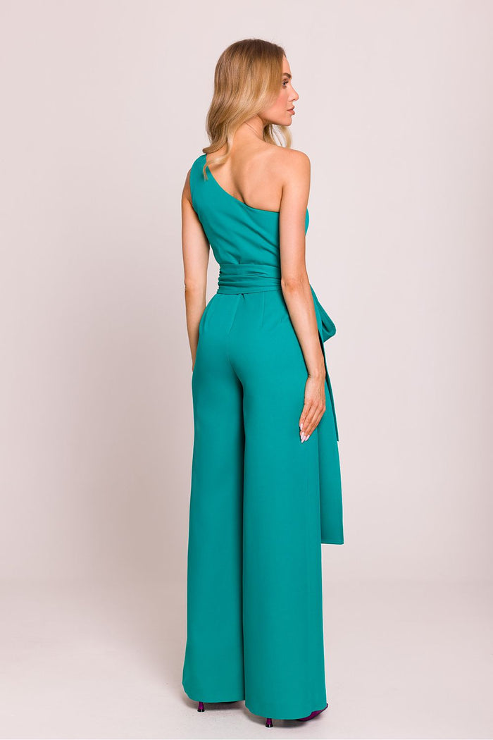 One Shoulder Jumpsuit for Women Elegant Design - Jumpsuits