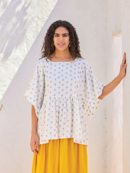 Orange Tip Top & Skirt Set