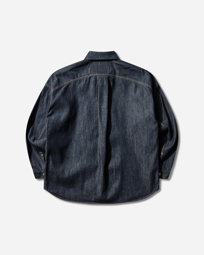 Levi's X Jordan Overshirt Jacket Dark Indigo Coats and Jackets Denim Jackets 005FG 0000