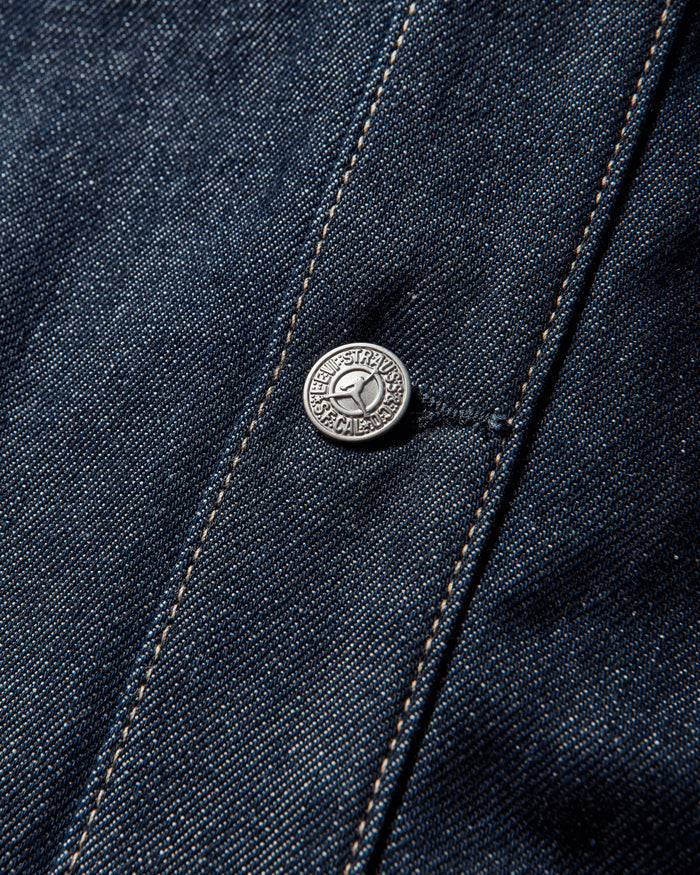 Levi's X Jordan Overshirt Jacket Dark Indigo Coats and Jackets Denim Jackets 005FG 0000