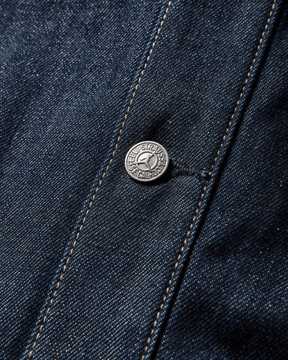 Levi's X Jordan Overshirt Jacket Dark Indigo Coats and Jackets Denim Jackets 005FG 0000