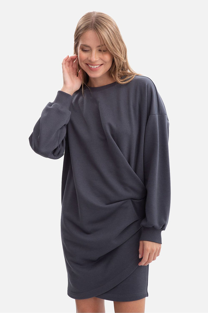 Oversized Casual Dress for Everyday Comfort grey - Dresses