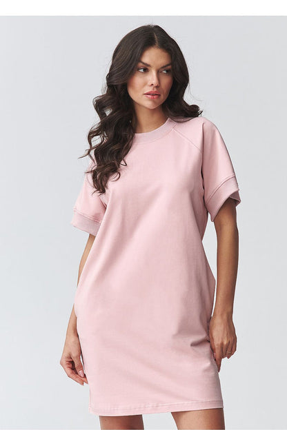 Oversized Dress for Effortless Style pink - Dress