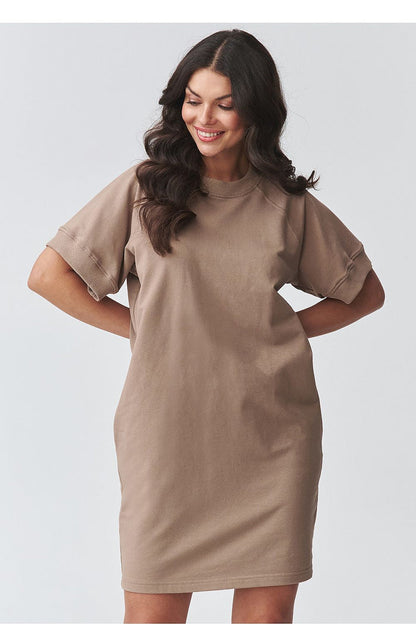 Oversized Dress for Effortless Style brown - Dress