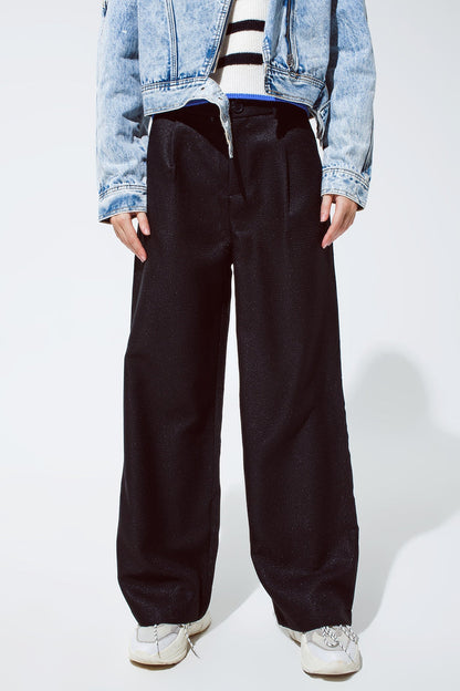Oversized pantalon in black - trousers