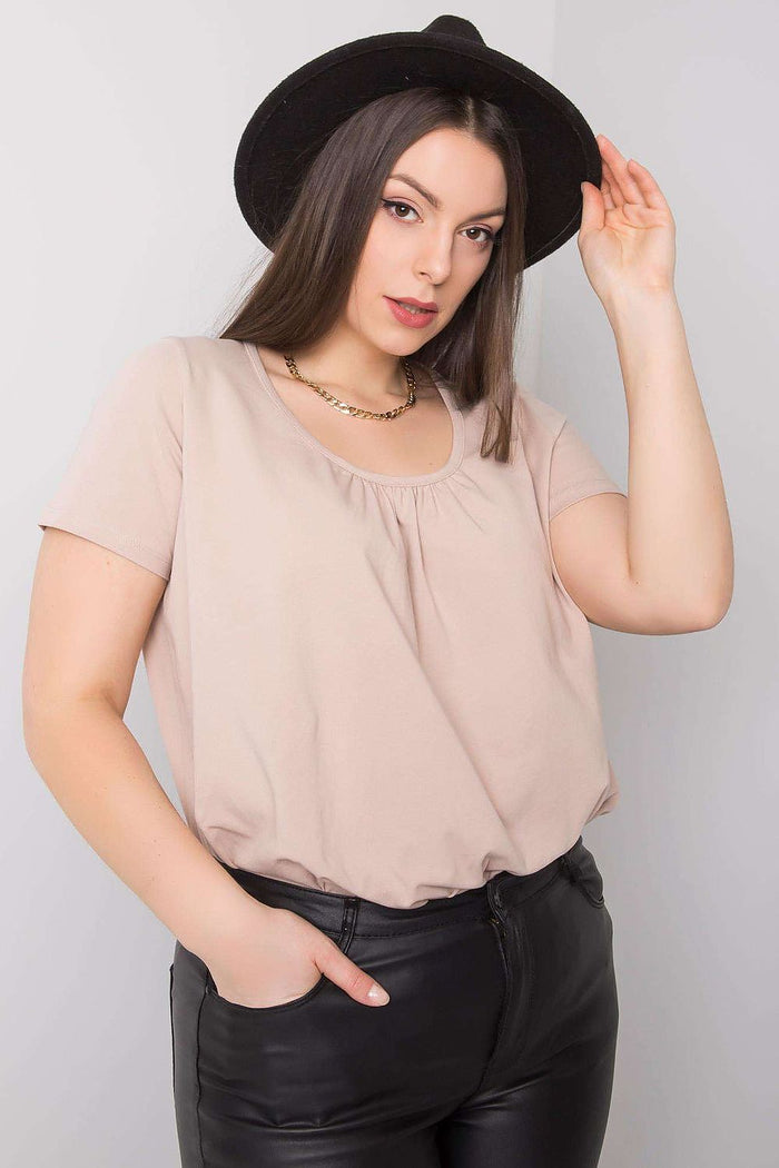 Oversized T-Shirt Women's | Stylish Casual Top beige - T-Shirts