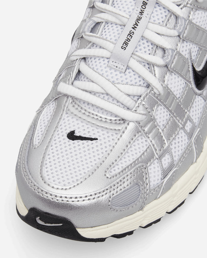 Nike Nike P-6000 Shoes White/Black-Metallic Silver-Fl Sneakers Low CD6404-105