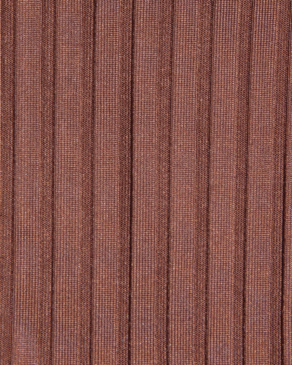 Close-up of cafe ribbed fabric used in the LSPACE cafe Peyton Bikini Top.