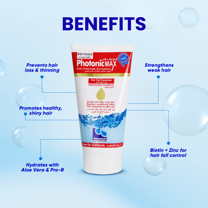 Photonic MAX Shampoo for Hairfall Prevention