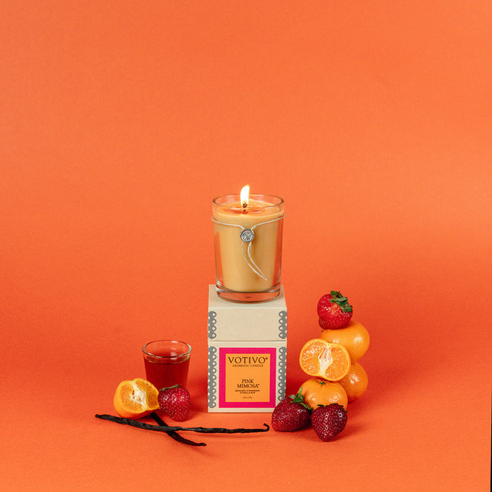 Pink Mimosa Votivo Aromatic Candle