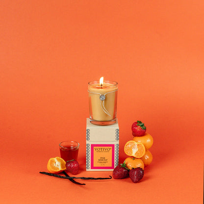 Pink Mimosa Votivo Aromatic Candle