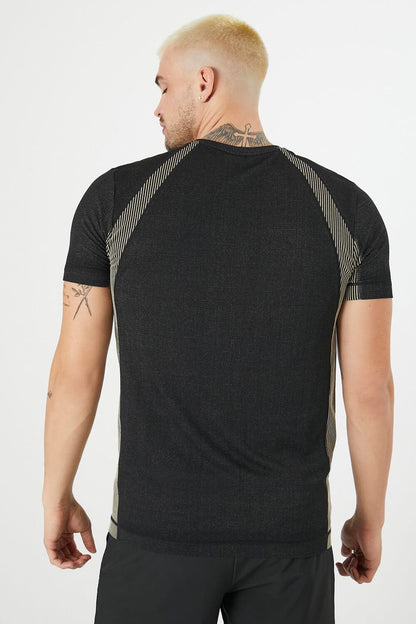 Pinstriped Colorblock Tee