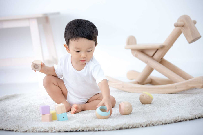 Plan Toys Sensory Tumbling Faces Set of 3