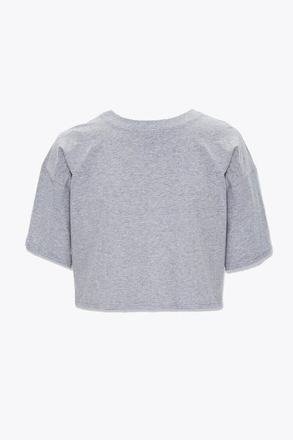 Plus Size Cotton Crew Tee Set