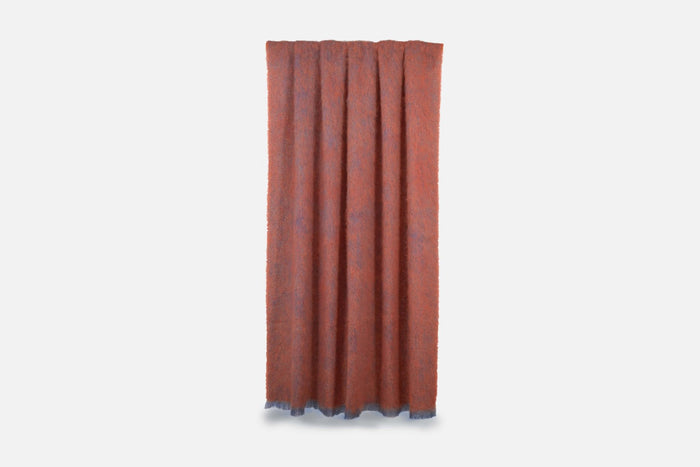 Poppy Clash Mohair Throw Blanket - Cushendale Woollen Mills