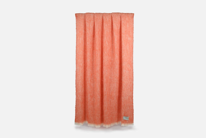 Poppy Mooneen Mohair Throw Blanket - Cushendale Woollen Mills