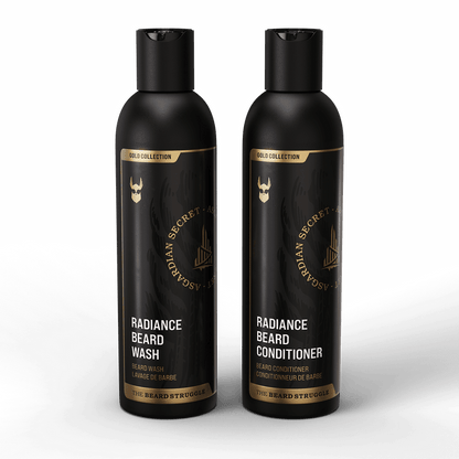 Radiance Beard Wash & Conditioner Bundle in Alfheim's Forests, Asgardian Secret scent. The Beard Struggle