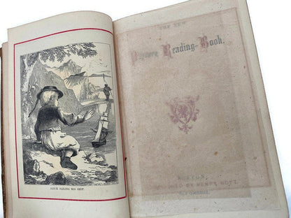 Rare Antique Book, The New Picture Reading Book, 1872 at Duckwells