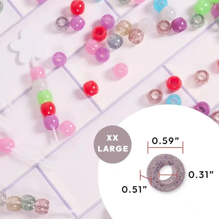Red By Kiss Glow In The Dark Hair Beads