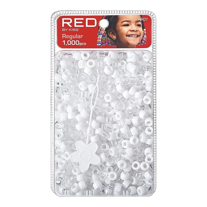 Red By Kiss Regular Hair Beads (1,000pcs)
