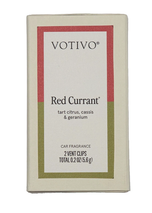 votivo vent clip car freshener red currant