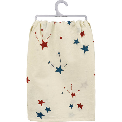 Red White & Blue Star Towels