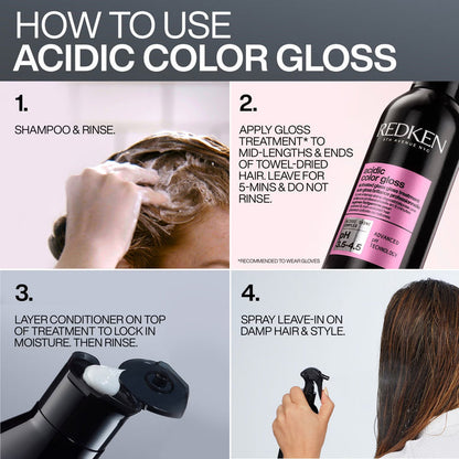 Redken Acidic Color Gloss Activated Glass Gloss Hair Treatment 237ml