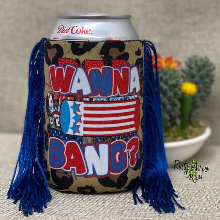 Regular Wanna Bang Fringe Koozie - Koozie