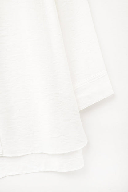 relaxed fit Shirt long Sleeves in white - Shirts
