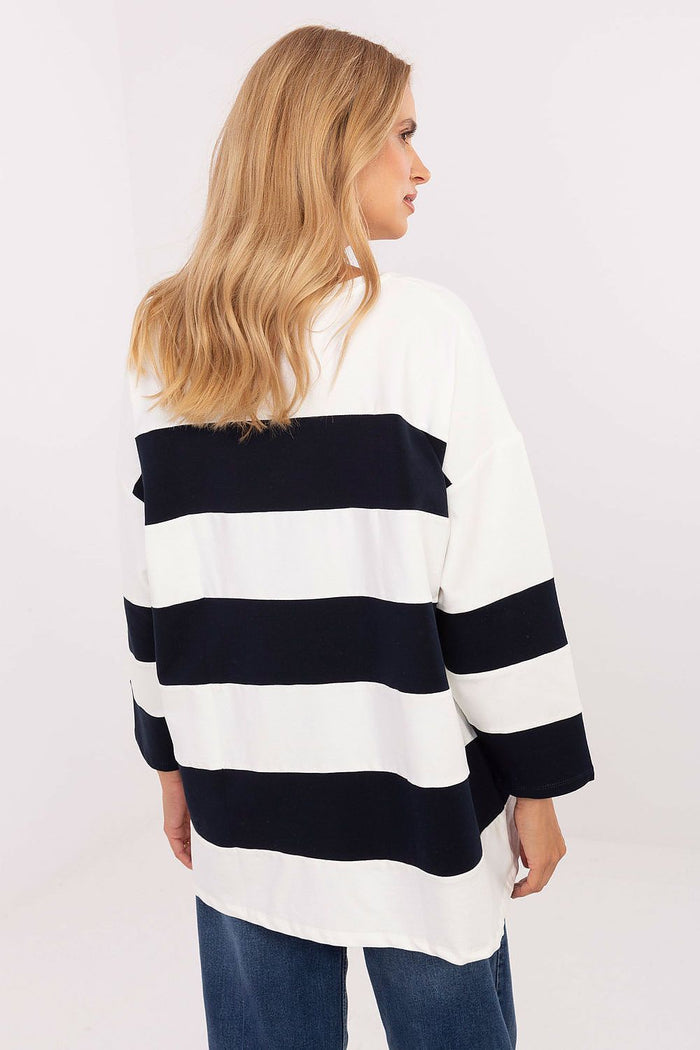 Relevance Classic Striped Pullover Women - Trendy Style - Sweaters