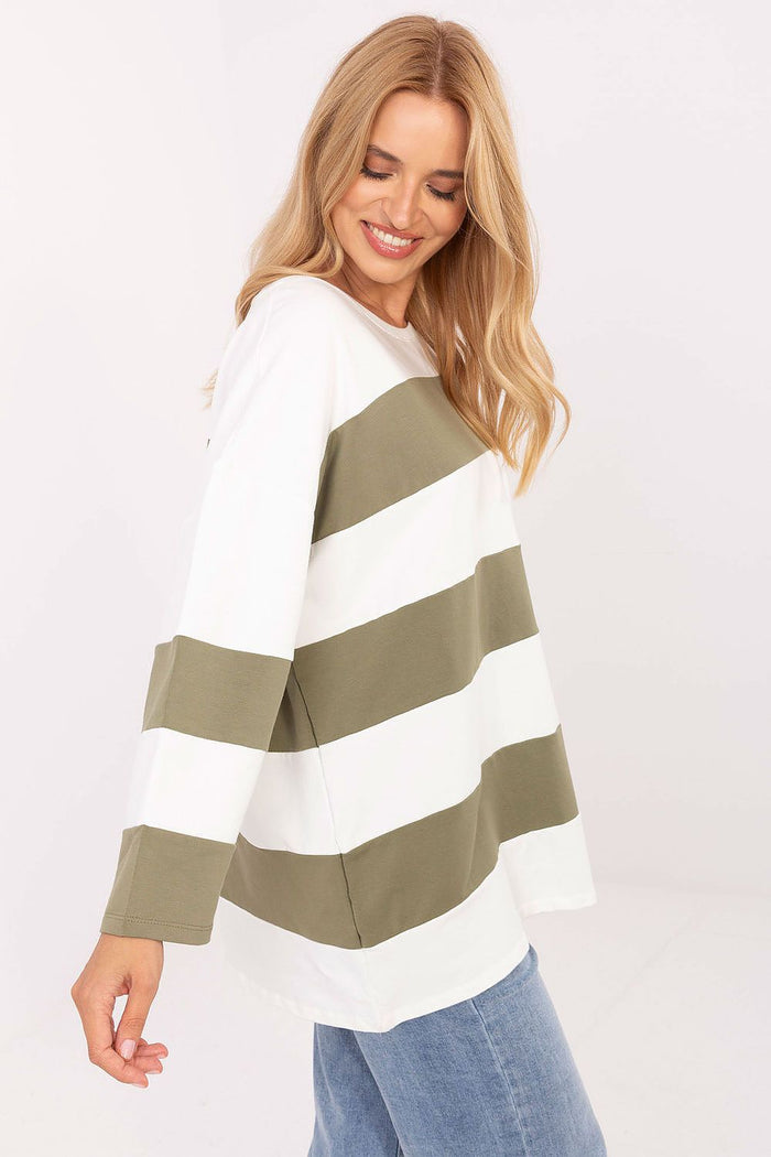 Relevance Classic Striped Pullover Women - Trendy Style - Sweaters
