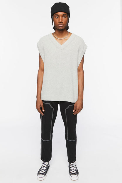Ribbed Sweater Vest